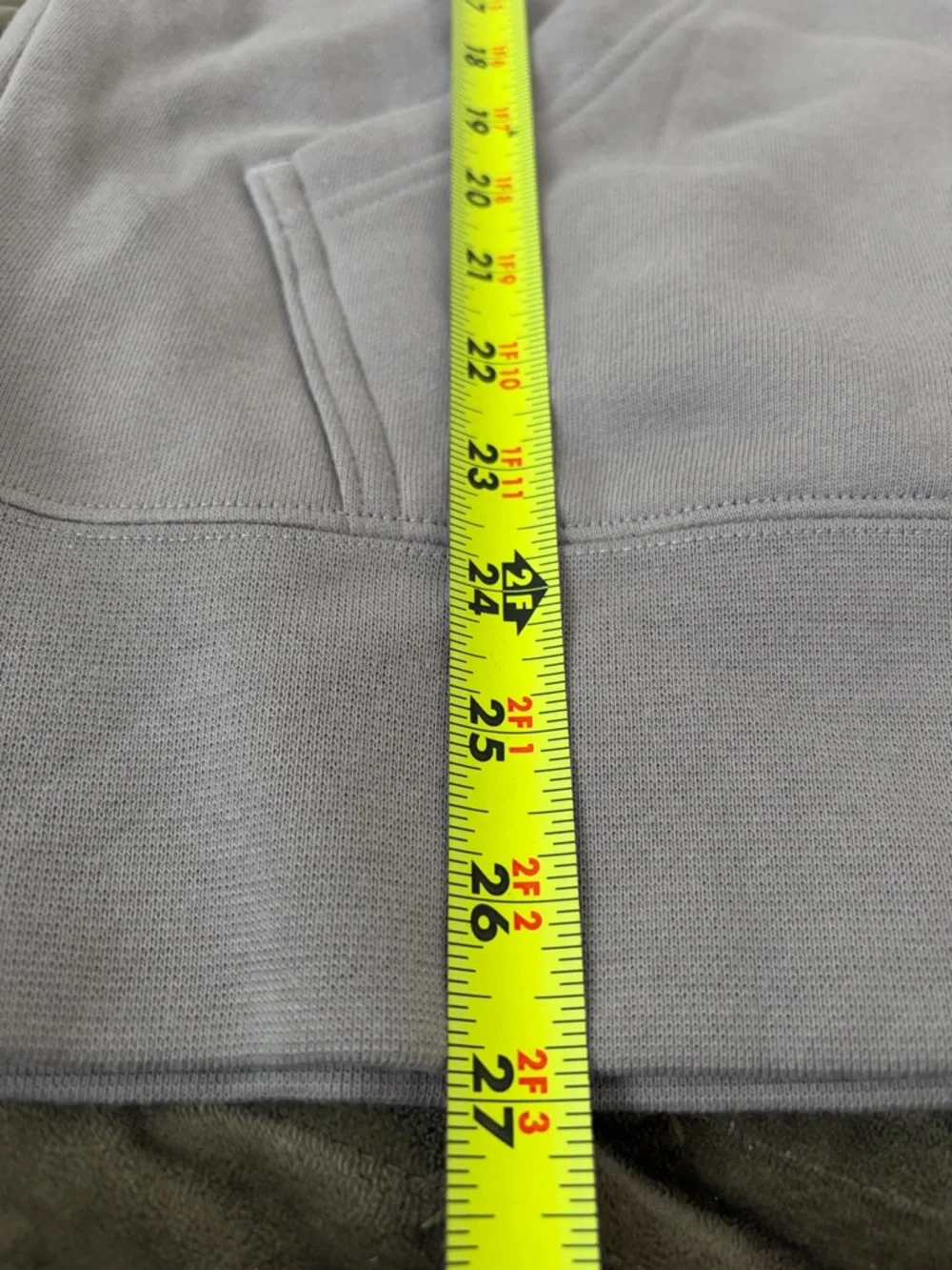 American Giant Mens Midweight Full Zip Up Hoodie Sweatshirt Sharkskin Gray - Picture 7 of 8